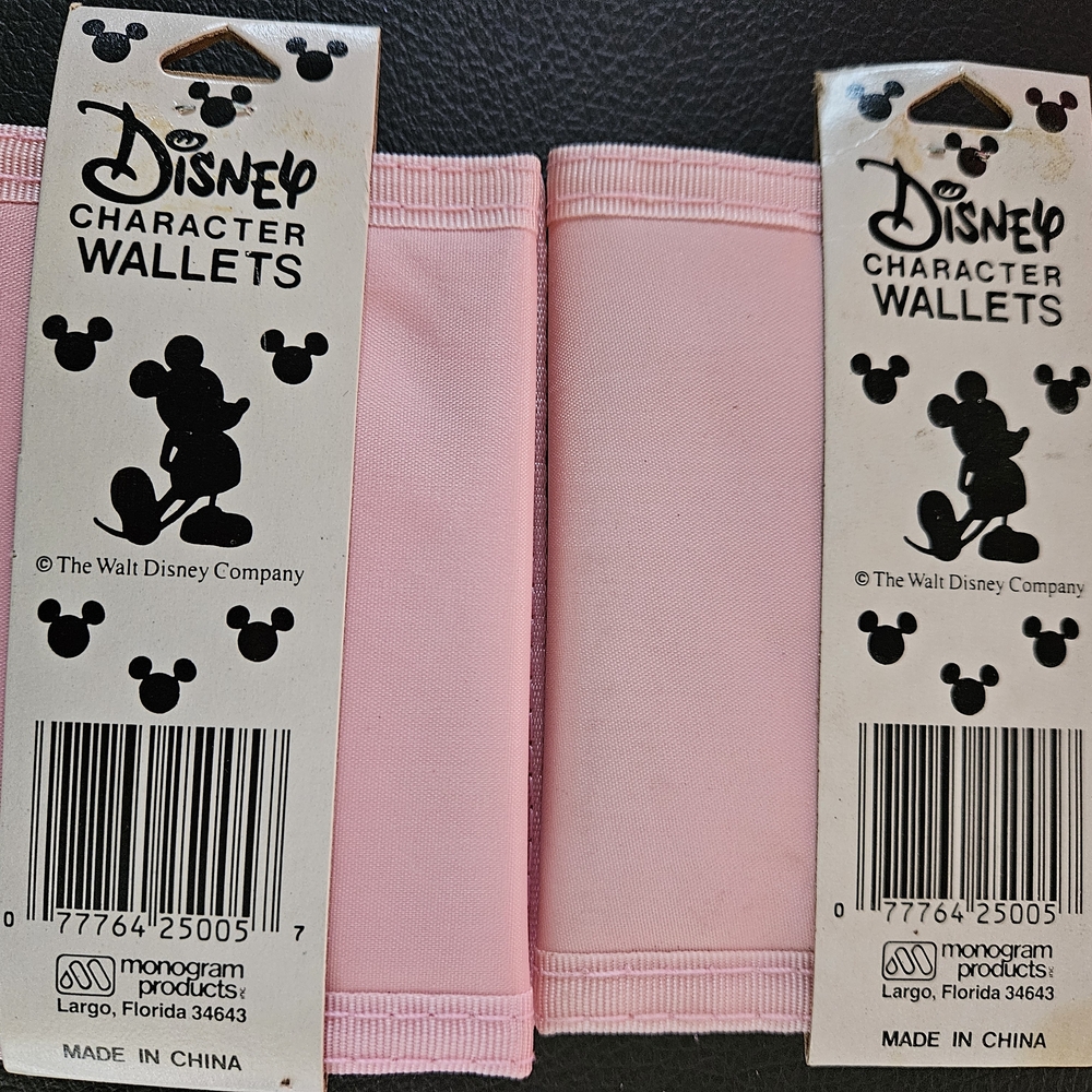 (2) Vintage Pink Disney Florida Minnie Mouse Wallets, NWTS - Picture 2 of 5